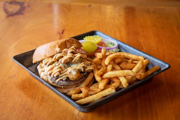 Southwest Bottle Cap Burger