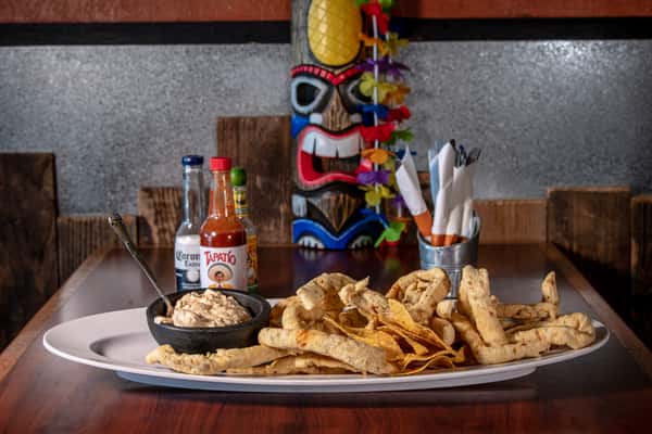Border Dip with Fry Bread