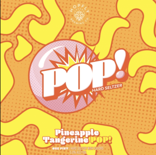 Hopfly Pineapple Tangerine Pop Seltzer