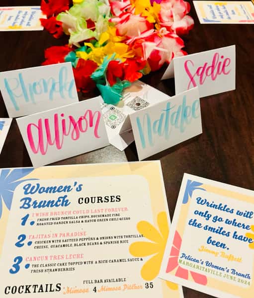 Womens Brunch Tiki Theme