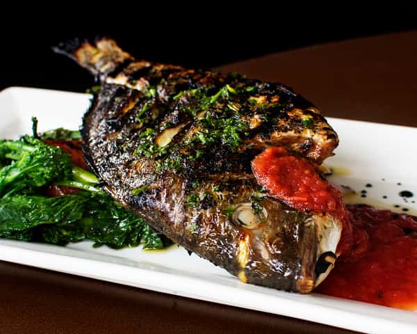 Krystos Sizzling Fish