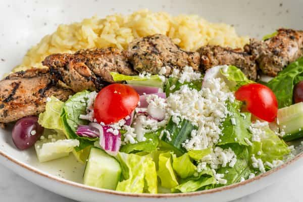 Pork Souvlaki Dinner