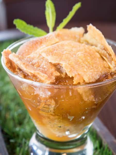 Paschal's award winning peach cobbler