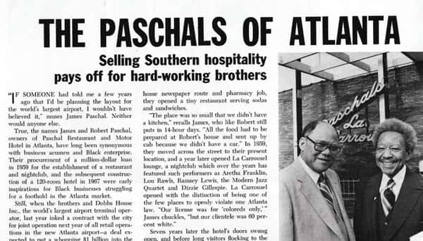 The Paschals of Atlanta - Selling Southern hospitality pays off for hard-working brothers