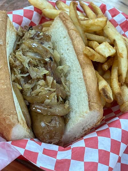 Beer Brat W/Fries