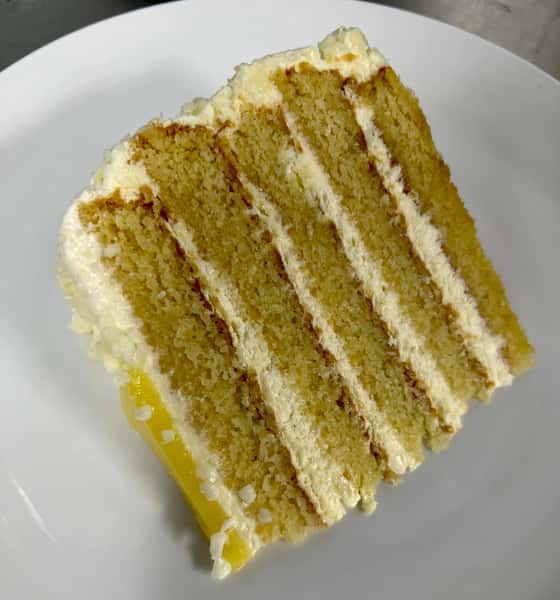 5 Layer Lemon Curd Cake
