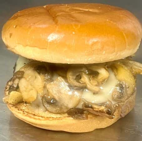 Swiss Mushroom Burger