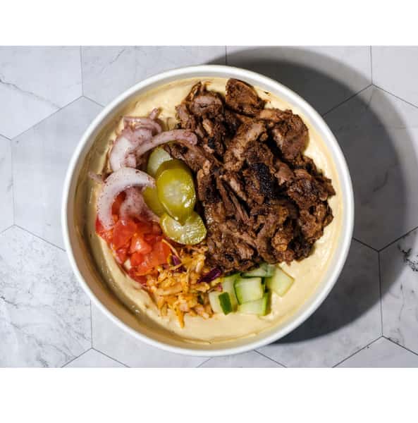 Steak Shawarma Hummus Bowl