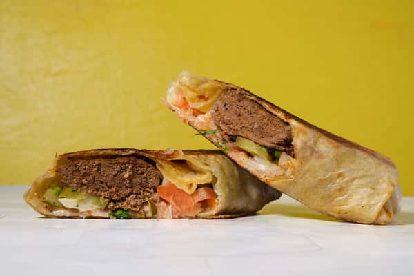 Lamb Kafta Saj Wrap