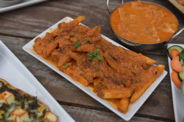 indian texan fusion plate