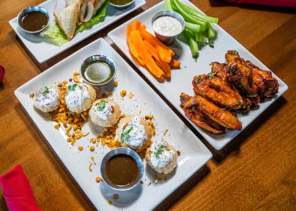 indian texan fusion plates