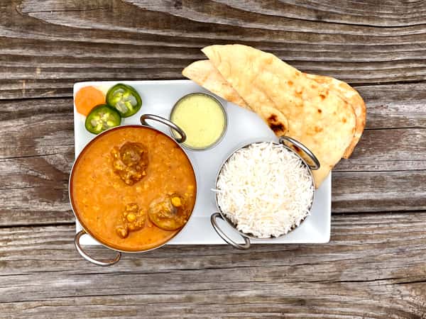 indian texan fusion plate