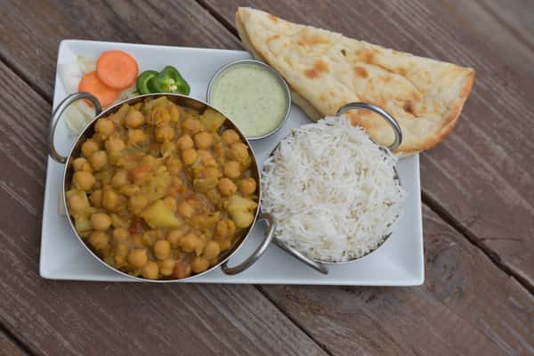 indian texan fusion plate