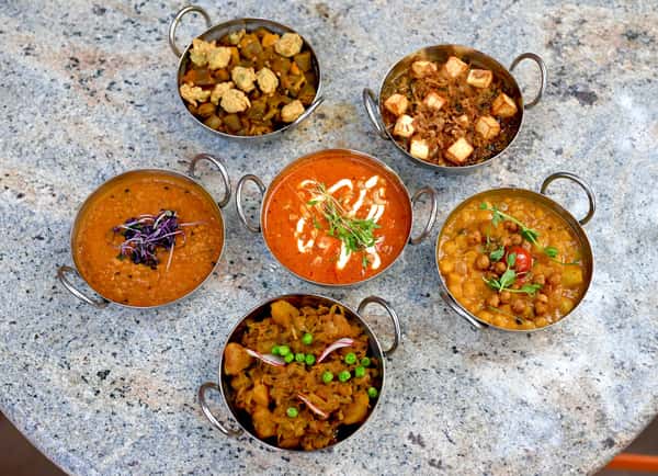 indian texan fusion plates