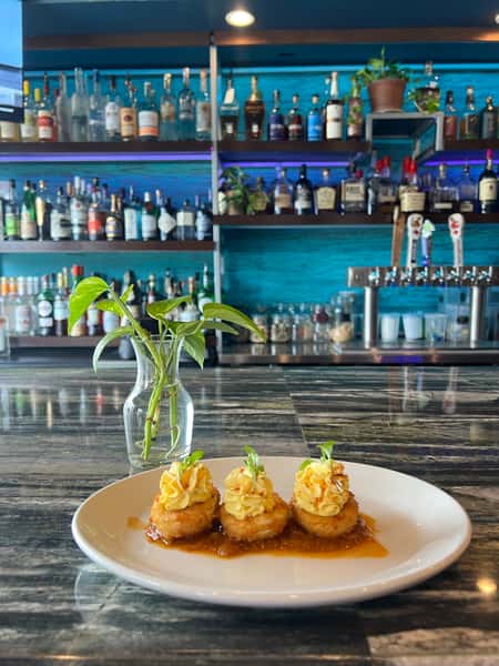 Korma Deviled Eggs