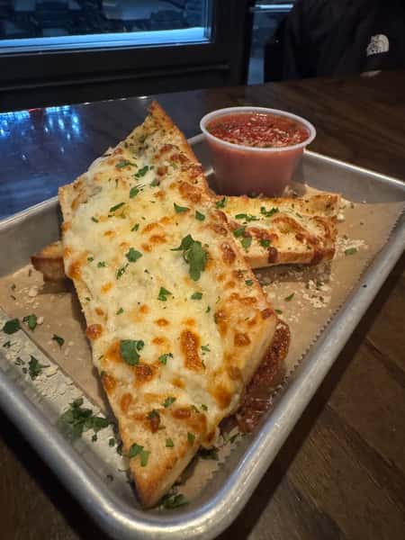 Cheesy Garlic Bread with House Red Sauce