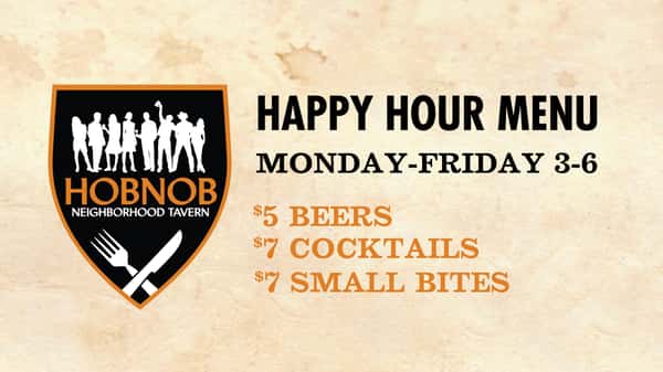 Happy Hour Hobnob Neighborhood Tavern Restaurant In Atlanta Ga