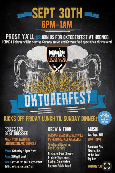 Oktoberfest at Halcyon