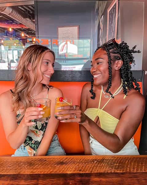 Girls Toasting