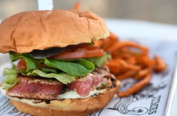 BLACKENED AHI BURGER
