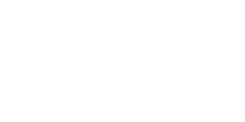 White decorative logo with stylized script text and crown detail on transparent background.