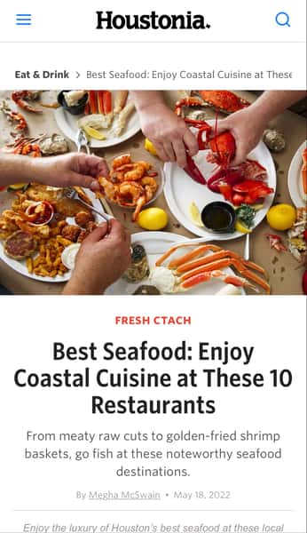 Best Seafood Article