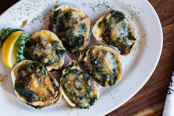 Oysters Rockefeller Christie's Seafood Houston Galleria