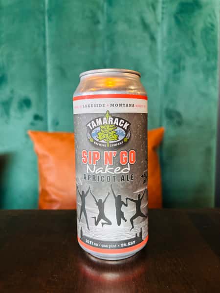 Tamarack Sip N Go Naked Apricot Ale
