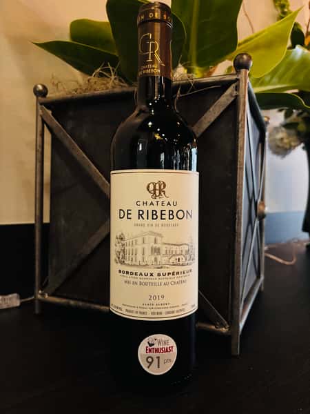 Chateau De Ribebon Bordeaux Bottle
