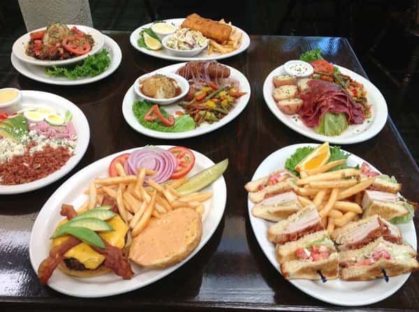 Plates of food