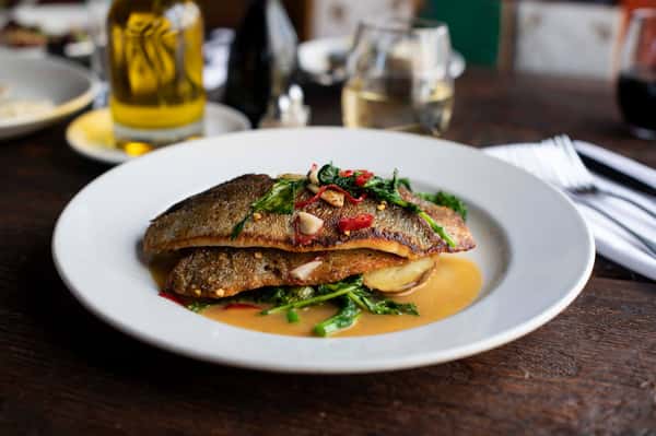Seared fish
