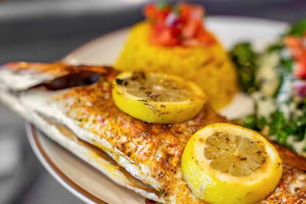 fish with lemon