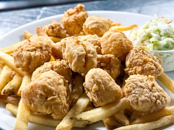 Fried Sea Scallop Plate
