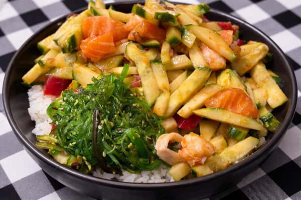 P4. Seafood Poke Bowl