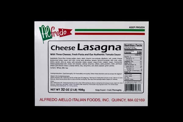 Alfredo Cheese Lasagna