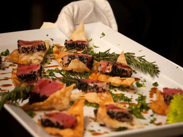 seared tuna appetizers