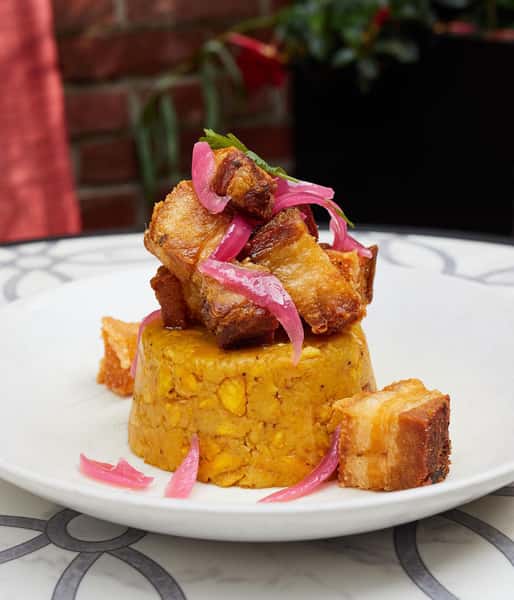 Pork Chicharrón Mofongo