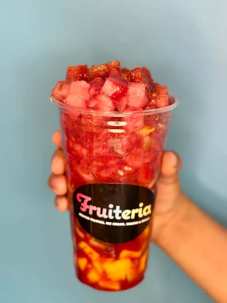 Fruit with our Sweet and Tangy Chamoy Sauce