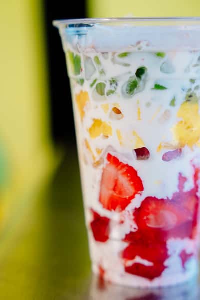 Fruit with Sweet Cream