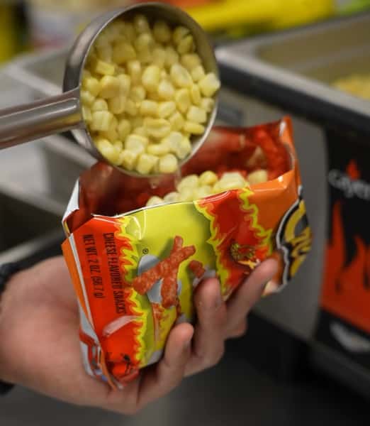 Hot Cheeto Esquite