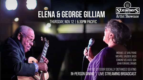 Steamers Jazz at JAX Artist Showcase: Elena and George Gilliam
