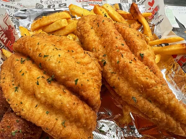 2 pc Fish (Add Your Own Side)