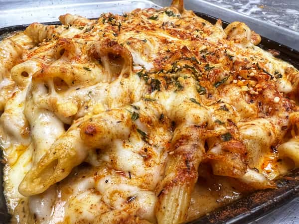 Cajun Alfredo Shrimp & Salmon Bake