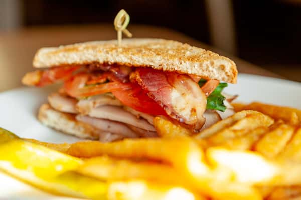 Half Shilo Club Sandwich with Fries 