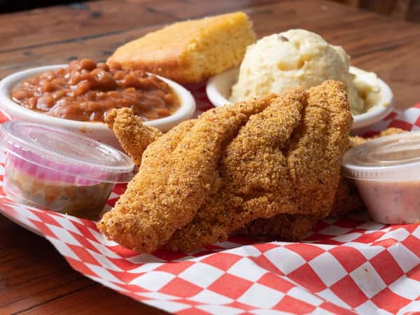 Three Piece Catfish Plate