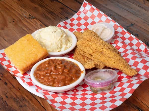 Two Piece Catfish Plate