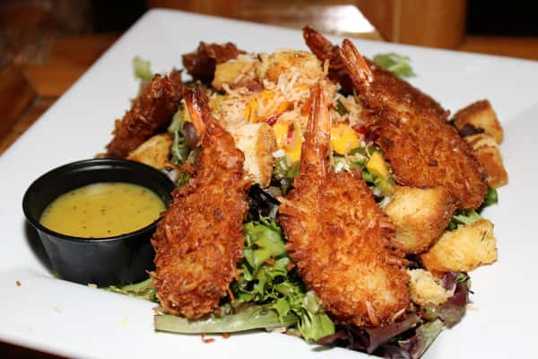 Coconut Crunchy Shrimp Salad