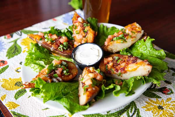 Potato Skins Appetizers/Salad/Soup The Loose Wheel Bar & Grill in WA