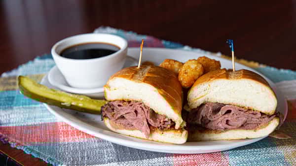 French Dip Wraps/Sandwiches The Loose Wheel Bar & Grill in
