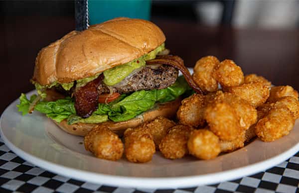 The Holy Guacamole Burgers The Loose Wheel Bar & Grill in WA